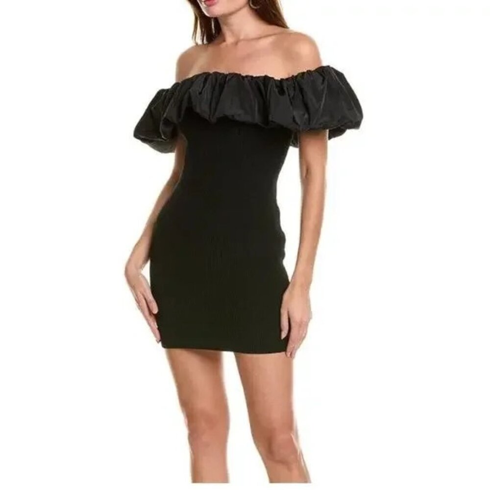 NEW WITH TAGS ASTR THE LABEL CHERIE Black Mini Dress sz small